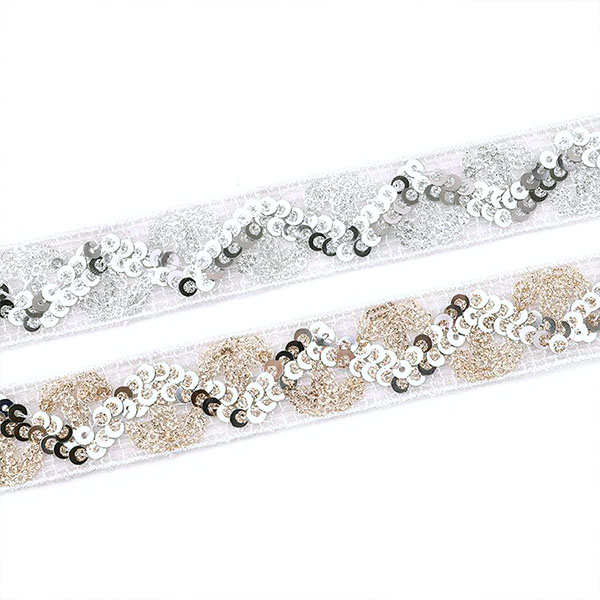 China New Product Floral French Chemical Embroidered Polyester Lace Trim