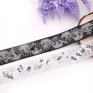 Hot New Products Wave Edge Flower Design Lace Trim for Underwear