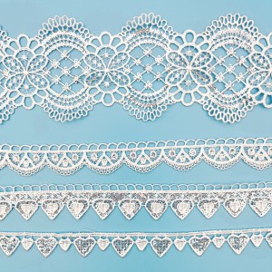 Sewing DIY Dress Decoration Collar Beads Trim Pearl Embroidered Beaded Lace Trimming