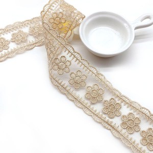 Hot New Products in Stock 13 Colors French Venice Border Lace Trimming Nylon Lingerie Elastic Guipure Stretch Lace Trim