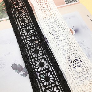 OEM/ODM Supplier Lace Fabric Wholesale Flower Elastic Lace Trim for Lingerie and Ladies Dress