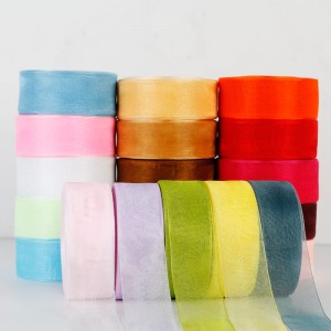 High definition Diaper Elastic Ribbon - New Fashion Organza Ribbon tulle for decoration – New Swell