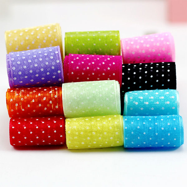 Best Price on 5/8 Inch Grosgrain Ribbon - New Fashion Organza Ribbon tulle for decoration – New Swell
