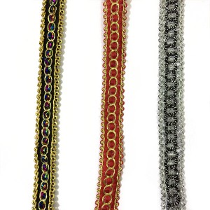 Factory Cheap Chemcial Lace - Different Styles of African Dresses Decorative Metallic Ribbon Webbing – New Swell