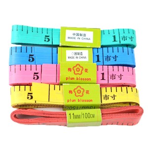 Soft Tape Measure Double Flexible Ruler Has Centimetre Scale on Reverse Side