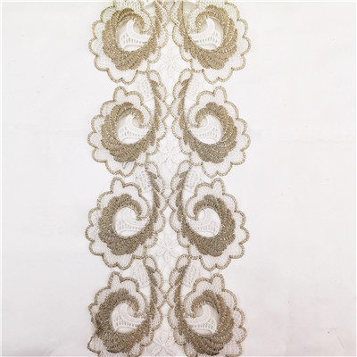 OEM Supply Polyester Lace Trim - Special Design Polyester Beautiful Guipure Eyelet Lace Trim – New Swell