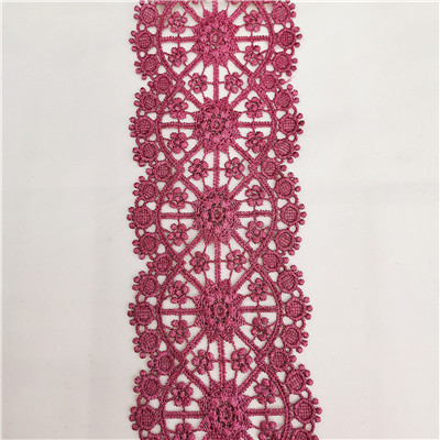 PriceList for Chemcial Lace - Embroidery Popular Water Dissolving Chemical Lace Trimming with Different Shape – New Swell