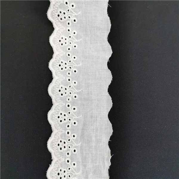 Hot New Products White Stretch Lace - Wholesale Wide Cotton Lace Trim by The Yard – New Swell