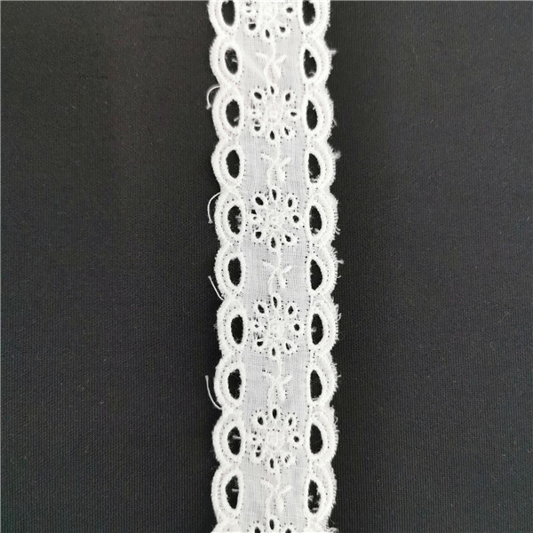 Factory Free sample Manufacturers In China Chemical Lace Trim - High Quality More Design Swiss Cotton Lace Trim for Garment – New Swell