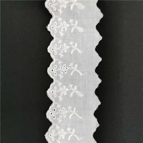 Hot-selling Milk Silk Lace - Textile Cotton Guipure Chemical embroidery Lace Trim for Clothing – New Swell