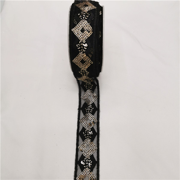 Good quality Lace Collar - Wholesale Sequins Trim for Decoration – New Swell