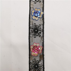 Good Wholesale Vendors Embroidery Chemical Lace Trim - Cheap Price and Popular Mesh Lace Type Flower Design – New Swell