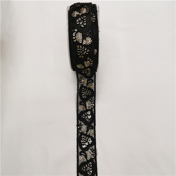 OEM China Guipure Tc Lace Trim - Mesh Lace Trim 3D Embroidery Organza Lace trim for Fashion Dress of Garment Accessories – New Swell