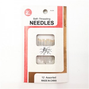 High Quality China 9cm Sewing Needles Safety Plastic Lacing Needles for Crafts Color Red