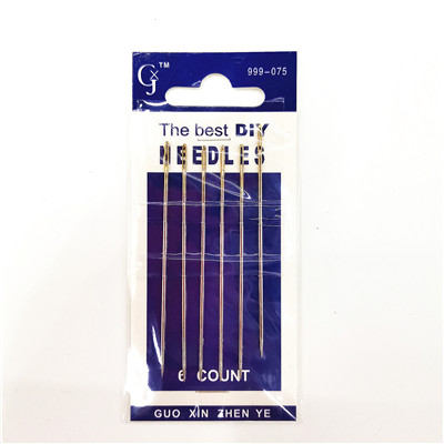 Good quality China New Greener Color Hand Sewing Needles 3/Kit