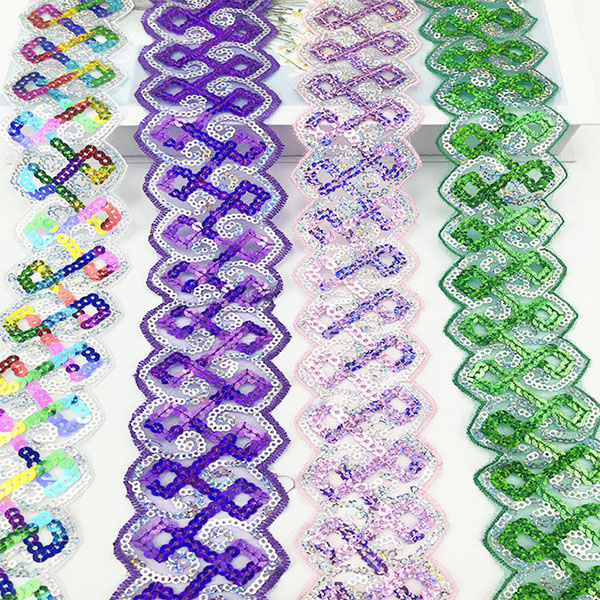 Thousands of Chemical Lace Trims for Fashion Decoration