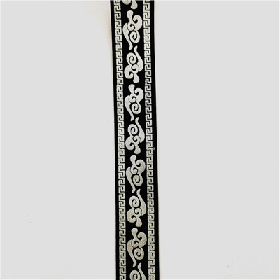 Hot-selling Ribbon For Diaper Legcuff - Wholesale Decorative Trimming Printed Jacquard Woven Ribbons Elastic with Custom Logo – New Swell