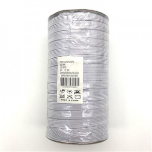 OEM China China Manufacturer Customized Size Fine 2 mm Elastic Cord 2mm for Disposable Face Mask