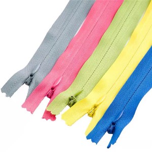 Factory Directly supply China 3# Customized Color Nylon Invisible Zipper