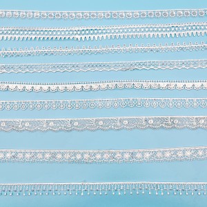 Popular Tulle Lace Trimmings Embroidered Floral Lace Trim For Sale