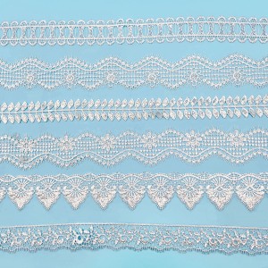 High Quality Cheap Beaded And Sequins Fabrics Tulle Lace Trimming
