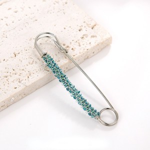 Reasonable price for Colorful Bulb Pear Stainless Steel Safety Pin Brooch for Garment Hang Tag