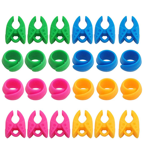 Silicone Bobbin Clip Spool Line Holder Brackets Thread Clamp for Embroidery Quilting Sewing Thread