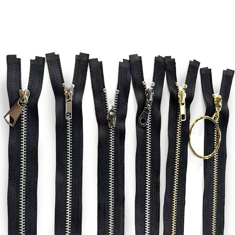 OEM Customized Korea Organza Ribbon - Brass Separating Zipper Metal Zipper – New Swell
