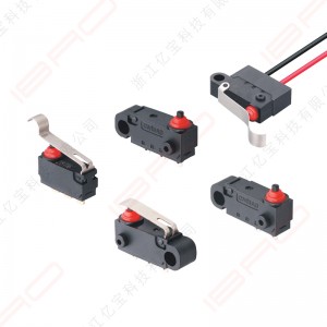 CNIBAO Sealed Micro Switch 3A Current MAE series IP67 waterproof Miniature Electronic Switch 40t85 2/3 Pin