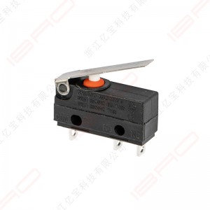 CNIBAO MAC-R ស៊េរី 19.8mm បិទជិត micro switch IP67 មិនជ្រាបទឹក 5A 250VAC D2SW