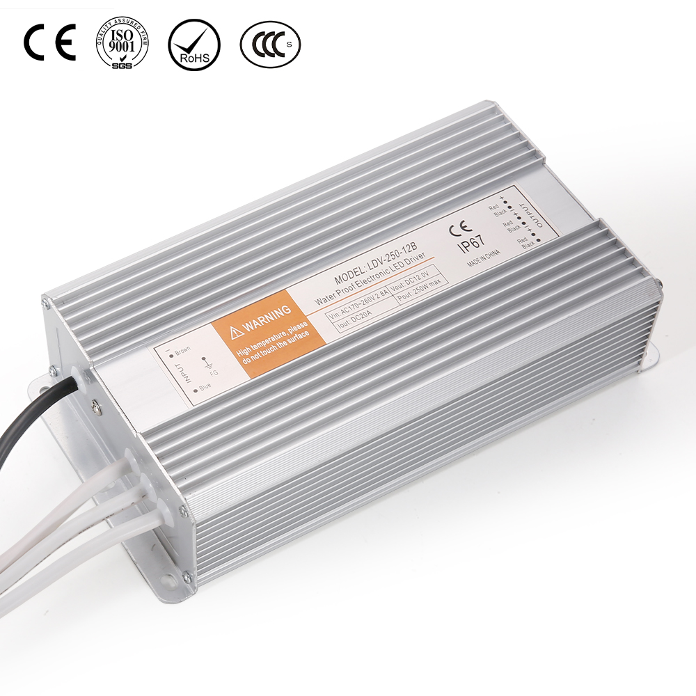 OEM/ODM Supplier Dual Output Power Supply - 250W Single Output Waterproof Switching Power Supply LDV-250 series – Leyu