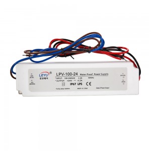 100W Waterproof Single Output Switching Power Supply LPV-100 series