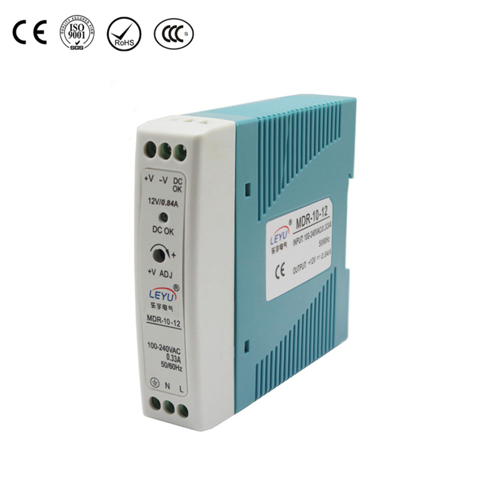 100% Original 5v Dc Power Supply - 10W Single Output DIN Rail Power Supply MDR-10 series – Leyu