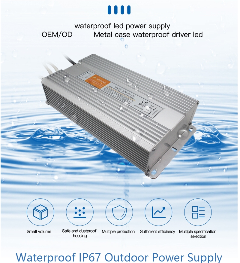 Waterproof Switching Power Supplies Delivering Unparalleled Performance