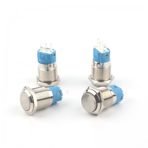 12mm Silver Button Switch