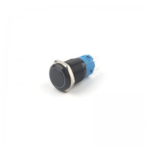 12mm Black Button Switch With Light