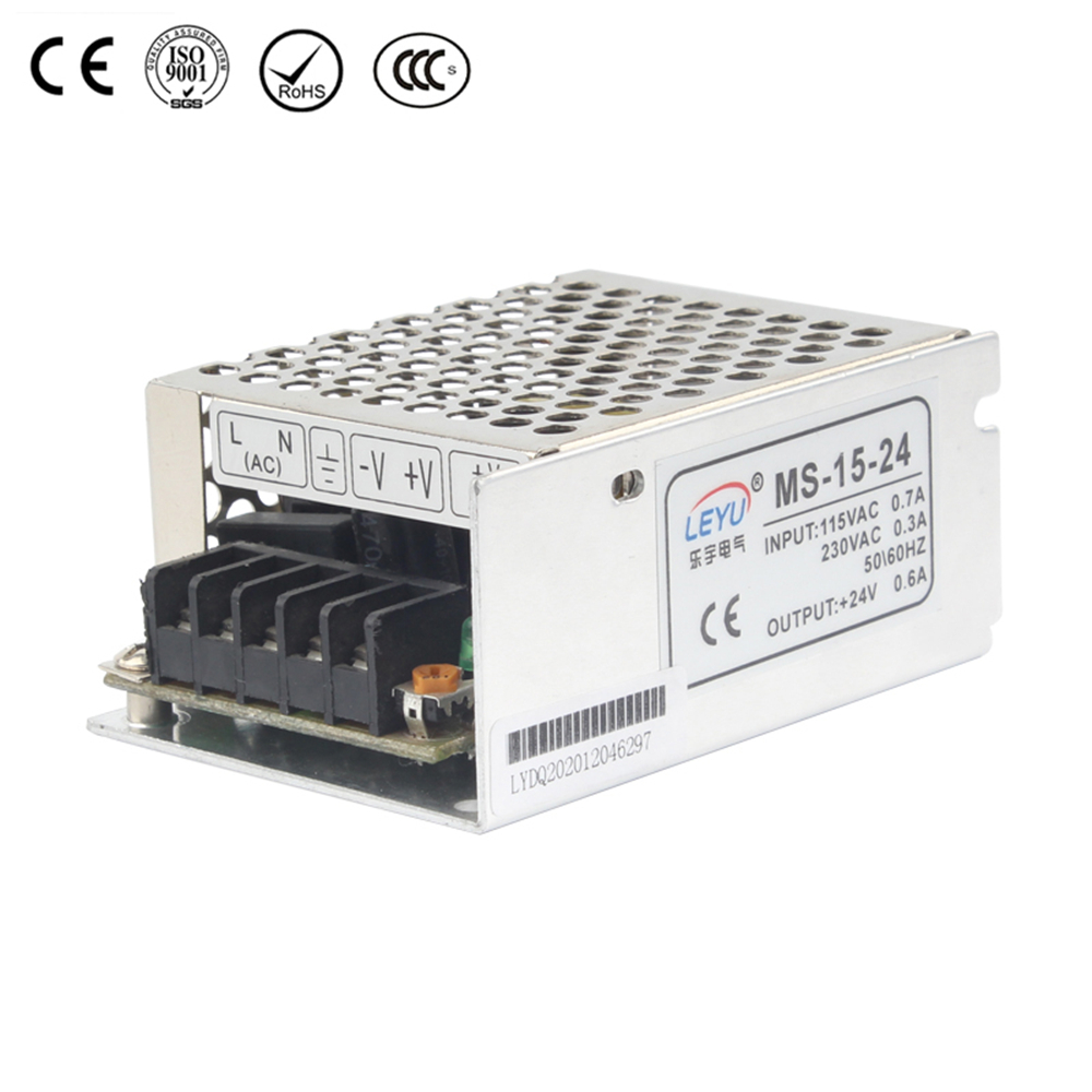 15W Single Output Switching Power Supply MS-15 Series