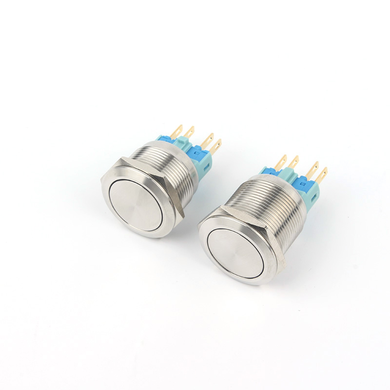 Factory Outlets High Voltage Dc To Dc Converters - 22mm Silver Button Switch – Leyu