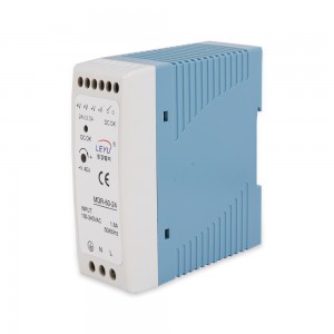 60W Single Output DIN Rail Power Supply MDR-60 series