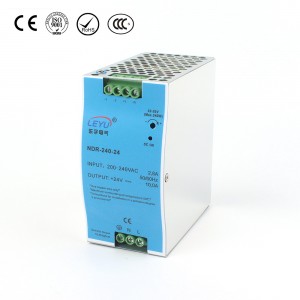 240W Single Output Industrial DIN Rail Power Supply NDR-240 Series