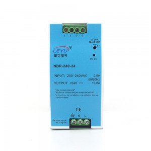 240W Single Output Industrial DIN Rail Power Supply NDR-240 Series
