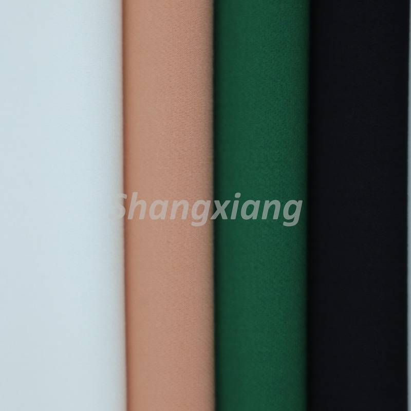 Polyester Rayon Double twill fabric (4)