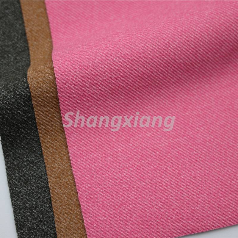 Poly Cotton knit twill two-tone jacket fabric (4)