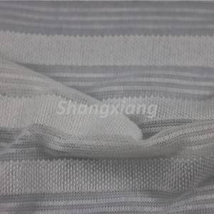Beige Stripe fabric knit dress fabric Top fabric