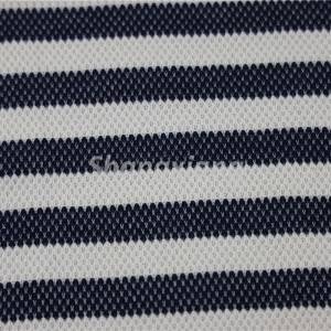 Navy/white Stripe fabric knit dress fabric top fabric