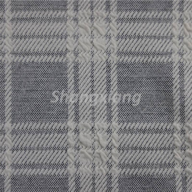 YD Plaid fabric knit pants fabric blazer fabric (4)