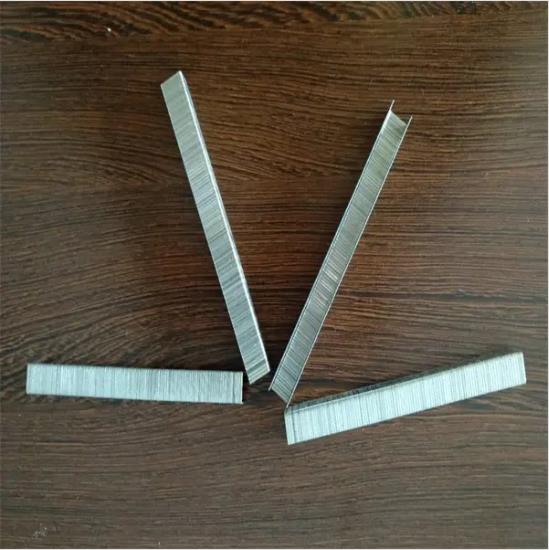 Factory source Furniture Upholstery Staples - Factory Direct Manufacturers Provide High Quality Code Gun U-Shaped Staples Nails  – SXJ