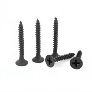 factory price phillips black bugle head Drywall screw for gypsum board
