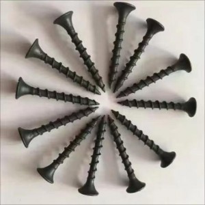 black coarse drywall screws  sliver fine thread drywall screws  3.5*25 3.5*50 3.9*50 3.9*60 4.2*60