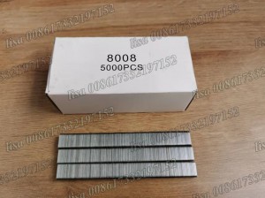 China nail manufacturer 21Gauge Galvanized Nails Fine Wire Staples Sofa 80 Staple pin 8010 8016
